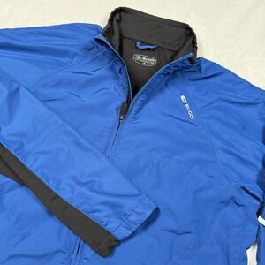 Sugoi RPM‎ Thermal Jacket Mens Large Blue Black Cycling Windproof Reflective